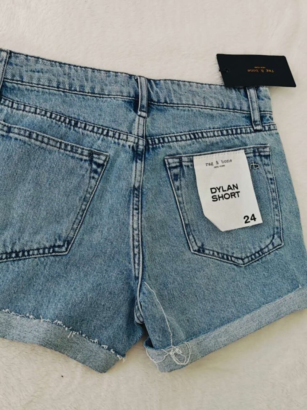 NWT rag & bone dylan denim shorts - Picture 5 of 6